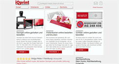 Desktop Screenshot of iqprint.de