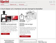 Tablet Screenshot of iqprint.be